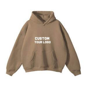Wholesale Blank Hoodie Custom Mens Oversized Drop Shoulder Sweatshirt Pullover Hoodie - Image 2