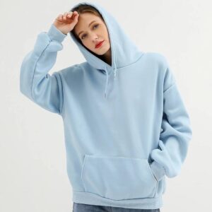 Factory Directly Oem Free Sample Hoodie Sweatshirt 100% Cotton Long Sleeve Custom Logo Printed Oversize Pullover Hoodies - Image 6