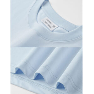 Custom Logo Print Heavy Cotton Graphic T Shirt for Men Oversized Men's T-shirts - Image 4