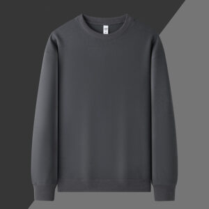 Black Blank Hoodies Men Crew Neck Sweatshirts Oversized Custom Pullover Sweatshirts Standard - Image 2