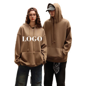 Plus Size Oversized Hoody High Quality Men's Puff Printing Hoodies Unisex Custom Logo - Image 1
