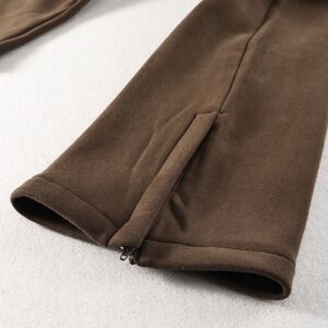 High Quality Vintage Streetwear Clothes Fleece Slit Track Sweatpants With Drawstrings Custom With Logos Men's Clothing - Image 2