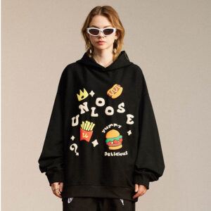 Streetwear Mens Clothing 3d Puff Print Hoodies Heavyweight Streetwear Puff Printing Hoodie Manufacturer - Image 4