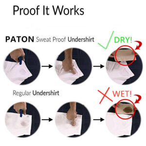 Custom Anti-Odor Micro Modal Armpit Shield Modal Crew Neck Mens Sweat Proof Undershirts T Shirt - Image 6