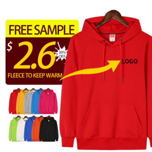 Factory Directly Oem Free Sample Hoodie Sweatshirt 100% Cotton Long Sleeve Custom Logo Printed Oversize Pullover Hoodies - Image 2