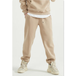 Fashionable High Street Streetwear Stack Sweatpants Fleece Sweat Trousers MenJogger Stacked Men Pants - Image 8