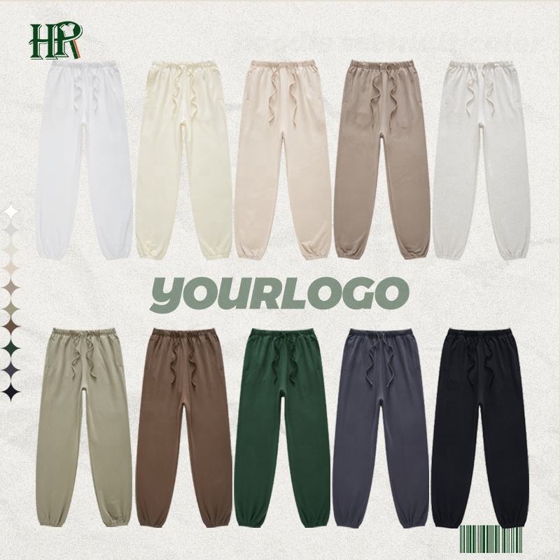 Fashion Blank Sweatpants Custom Jogging Pants Printing Plain Fleece Sweat Jogger Men