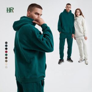 Wholesale Manufacturer Apparel Custom Logo Tracksuit Unisex Oversize Hoodies Joggers Set - Image 1
