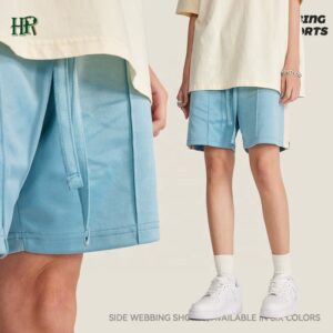 Wholesale Workout Sports Casual Cotton Men Sweat Shorts Elastic Waist With Pockets Blank Sweat Shorts - Image 2
