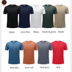 TITI 75%Nylon25%spandex T-Shirt Men's Leisure Wear TShirt Custom Embroidered Short Sleeve Waffle Knit Fabric T Shirt - Image 6