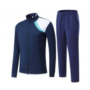 Wholesale Autumn Winter 2 Piece Set Track Suits 100% Polyester Tracksuit Mens Jogging Suit With Custom logo - Image 1