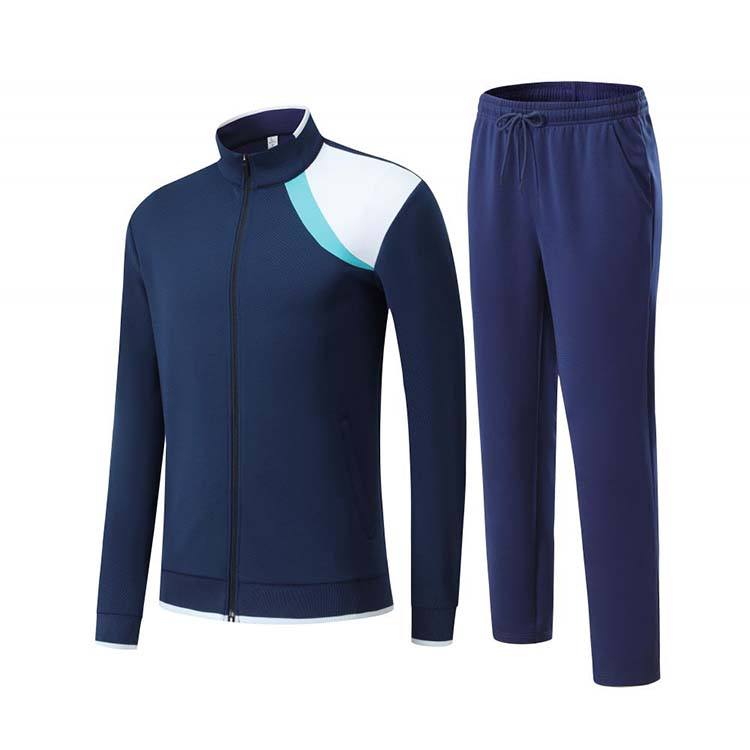 Wholesale Autumn Winter 2 Piece Set Track Suits 100% Polyester Tracksuit Mens Jogging Suit With Custom logo