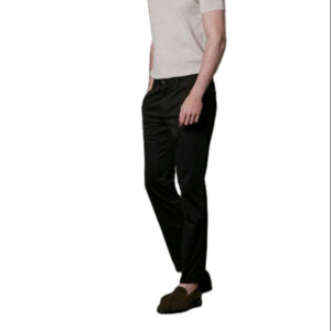 Fashion Premium Texture Black Loose Fit Cotton Men's Clothing Casual Dress Pants - Image 1