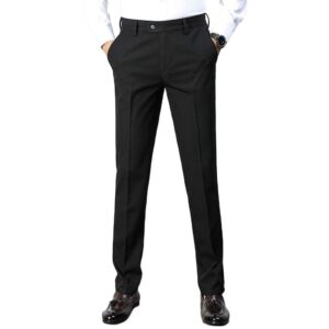 2023 Men's Summer Business Wedding Daily Casual Slim Solid Color Fashion Latest Men Formal Pant Design Men Suit Pants - Image 1