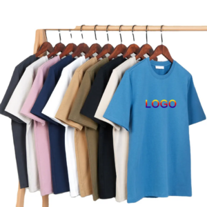 Custom Logo Print Heavy Cotton Graphic T Shirt for Men Oversized Men's T-shirts - Image 2