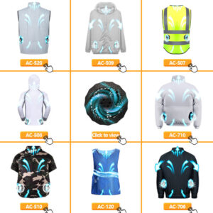7.4v 5200mA Air Conditioned Clothing for Runner Fisher Bike Rider Traveller Cooling Down Japanese Air-conditioning Work Wear - Image 6