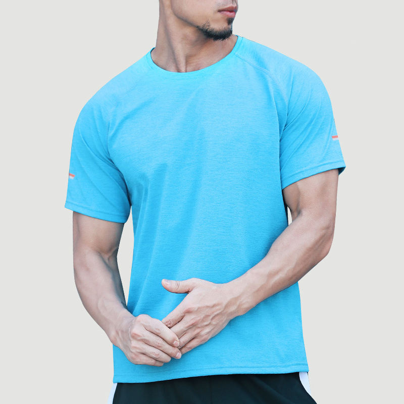 Men 's Fitness Gym T Shirts 2022 Shirt Homme Running Men Designer Quick Dry T-Shirts Running Slim Fit Tops Tees Sport Muscle Tee