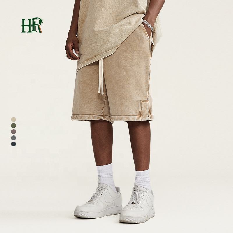 Customize Logo Men Cotton Shorts Sweat Men Fitness Running Short Breathable Gym Shorts Cotton Shorts