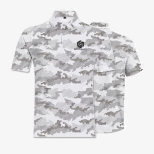 Summer Custom OEM Fashion Golf Polo Shirt Overall Print Dry Fit Slim Golf Tee Shirts With Logo Customize - Image 6