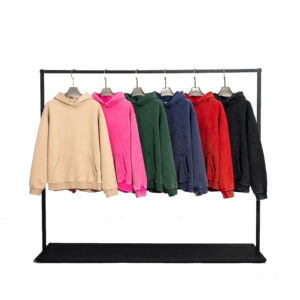 High Quality Hoodie Pullover Oversize Men's Hoodies Custom Puff Printing Heavy Weight Hoodie for Men - Image 3