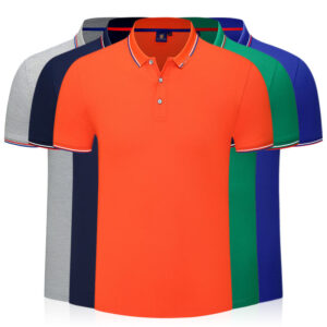 OEM Custom Printing Logo Short Sleeve Golf Polo Shirts 100% Cotton Men's Polo t Shirt - Image 4
