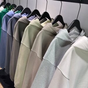 Mens Clothing Manufacturing Custom 100% Cotton French Terry Streetwear High Quality Hoodie Men - Image 4