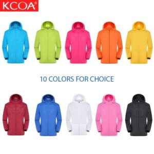 Wholesale UV Proof Water Repellent Lightweight Women and Men Wind Breaker Jacket - Image 6
