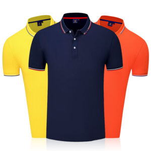 OEM Custom Printing Logo Short Sleeve Golf Polo Shirts 100% Cotton Men's Polo t Shirt - Image 3