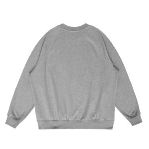 High Quality Custom Logo 400gsm Cotton Crew Neck Plain Unsix Men's Hoodies & Sweatshirts - Image 4
