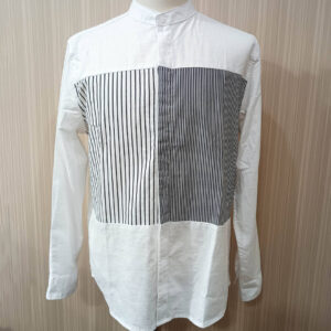 Men's Apparel 100% Linen Clothes Casual Button Long Sleeve Stand up Collar Relax Summer Soft Dress Shirts - Image 6