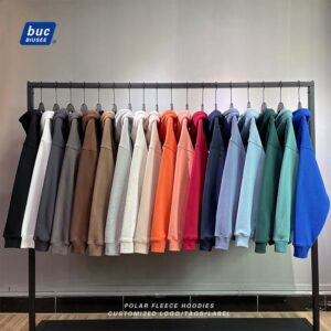 High Quality Pullover Plain Unisex Cotton Polyester Blend Oversize Hoodies Custom Printed With Your Logos Men's Clothing - Image 5