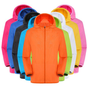 Wholesale UV Proof Water Repellent Lightweight Women and Men Wind Breaker Jacket - Image 1