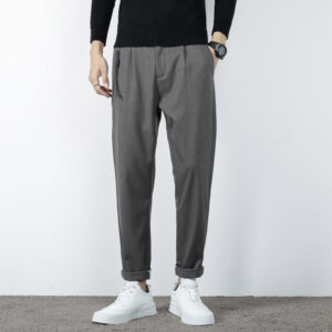 2022 Men's Clothing Trousers Draping Effect Spring and Autumn Straight Non-Ironing Suit  Casual Men Pants - Image 3