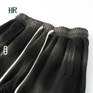 Custom Logo Summer Running Shorts Workout Foam 100% Cotton Sweat Gym Men Shorts - Image 2