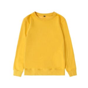 Mens High Quality Solid Color Pullover Mens Crew Neck Sweatshirt Thick Warm  Plain Beige 600G Loose Fit Crewneck 3XL - Image 4