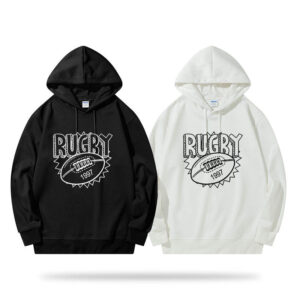 Personal Custom Any logo Cotton Fabric Men' Hoodies With Loop Inner Casual Pullover Hoodies for Sport - Image 1