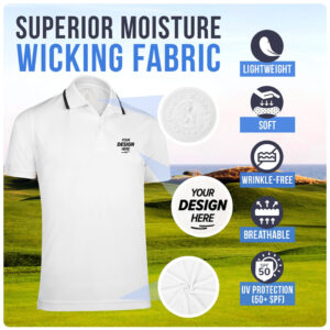 Custom Unisex  Blank Mens Striped Short Sleeve Polo Shirts Embroidery Logo Golf Polo T-shirts - Image 7