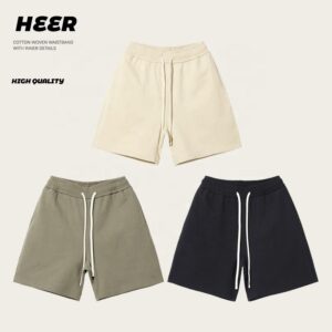 Hot Sale Custom Casual Wear Mens Sweat Soft Pant Cotton Unisex Shorts Slim Sweatsuit Shorts - Image 3