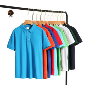 OEM 240gsm High Quality Plus Size Polyester Cotton Men Golf Polo T-shirt Custom Embroidery Printed logo Men's Polo Shirts - Image 1
