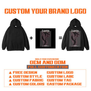 Wholesale High Quality Custom 310gsm Heavy Warm Winter Custom Hoodies Oversize Fashion Men Sweatshirt - Image 7
