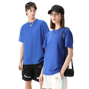 Customizable Heavyweight Cotton Gym T-Shirt for Men Oversized 220 Gsm T Shirts Custom Logo Printed Tshirt - Image 2