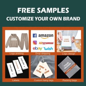 Custom High Quality Plain Cotton Unisex Pullover Men's Sweatsuits Jogger Sweatpants and Hoodie Set - Image 4