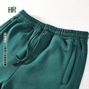 Custom Logo Thick Man Oversized Long Jogger Pants Heavyweight Cotton Cuffed Sweatpants for Men - Image 5