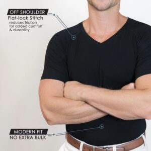 Men Tailored Fit Stays Smooth Tucked-in Under Your Other Clothes Sweat Proof Undershirt Basic White t Shirt Oversized Custom for - Image 1