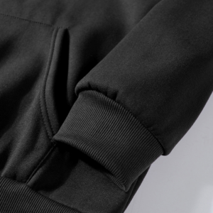 Men's Pullover Oversized Zipper Unisex Heavy Weight 100% Cotton Custom Balaclava Face Cover Hoodie Men's Half Zip Hoodie - Image 3