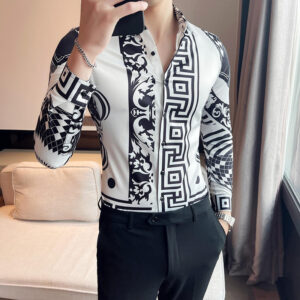 New Design Hot Sale Made 3D Embossed Polyester &Spandex DTG Print Boy Shirt Boy Classic Custom Shirt  Street Fashion - Image 4