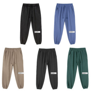 Unisex Sweatpants 100% Cotton Hip Hop Men's Joggers Sweatpants - Image 5